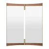 Miroir Vanity 2, Noyer-laiton
