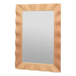 Miroir Wavy 70x100 cm, Natureal brown