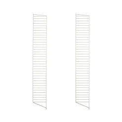 Montant d'étagère String, beige, 200x30 cm, lot de 2