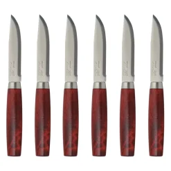 Morakniv Classic Steak Knife Lot de 6, Rouge