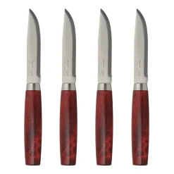 Morakniv Classic Steak Knife Lot de 4, Rouge