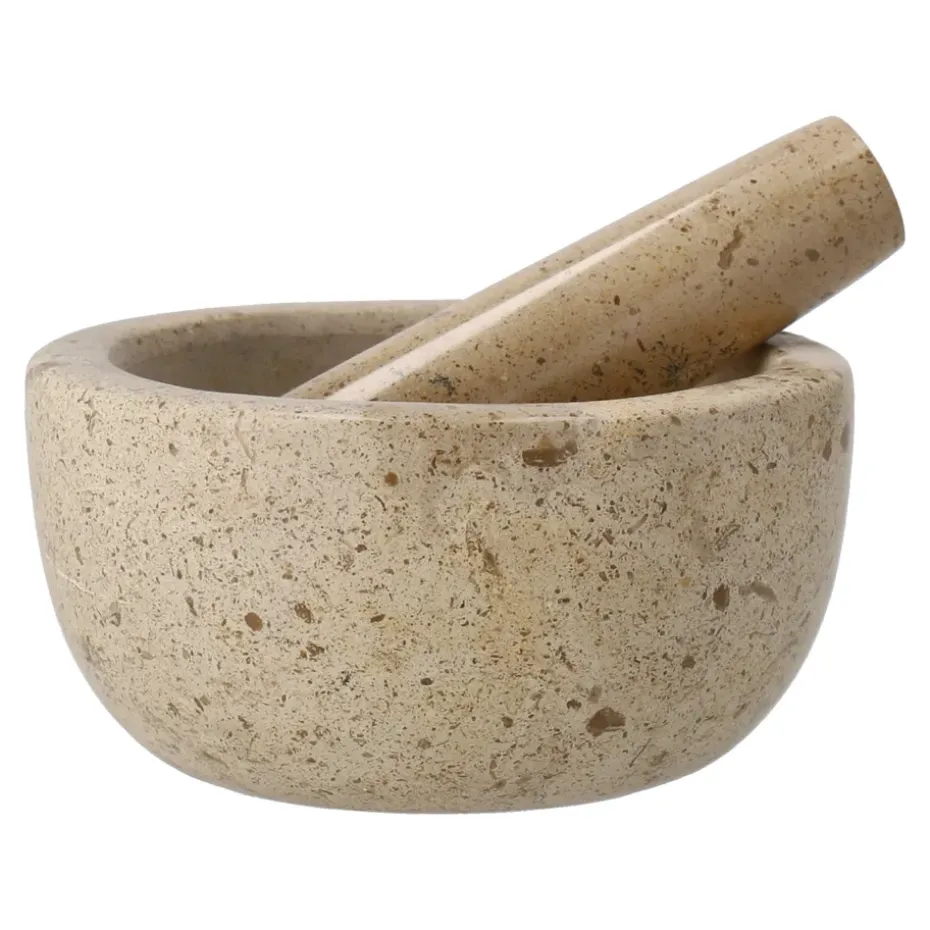 Mortier Ridge Ø14x7 cm, Marbre