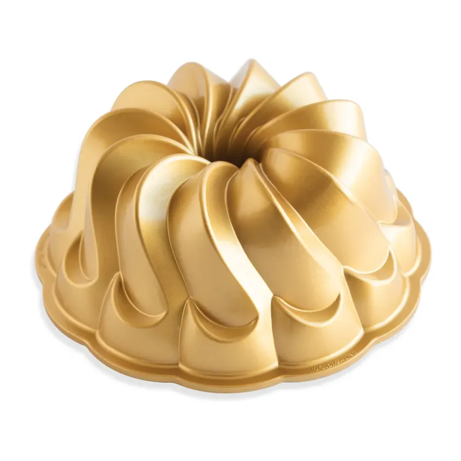 Moule à bundt pirouette Nordic Ware 2,4 l, Or