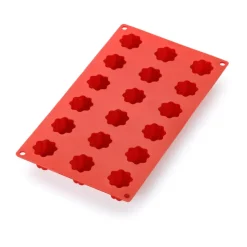 Moule à canelé bordelais mini en silicone Lékué, Rouge