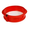 Moule à charnière avec assiette rouge Lékué, 23 cm