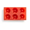 Moule à donuts en silicone Lékué lot de 6, Rouge