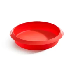 Moule à gâteau rond en silicone Lékué 26 cm, Rouge