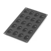 Moule à mini-madeleines en silicone Lékué lot de 20, Noir