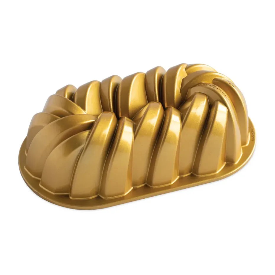 Moule à pain Nordic Ware Braided 1,4 L, Or