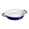 Moule à tarte en céramique Staub Ø24 cm, Bleu foncé