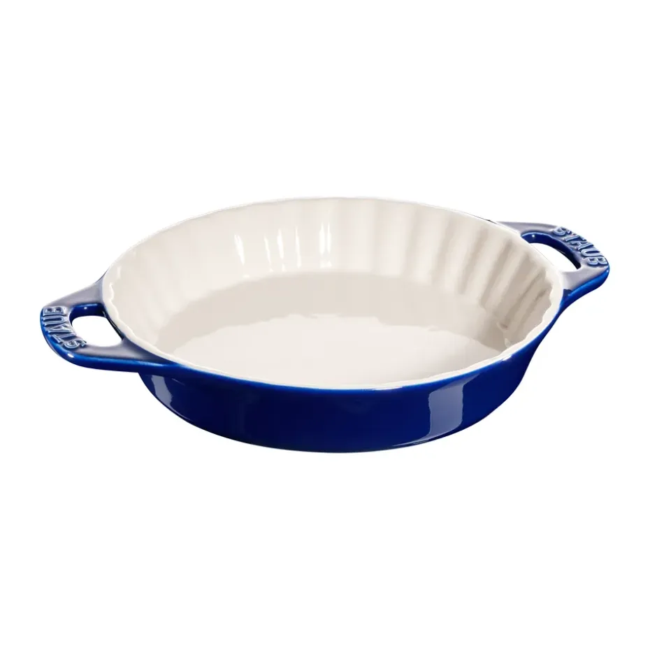 Moule à tarte en céramique Staub Ø24 cm, Bleu foncé