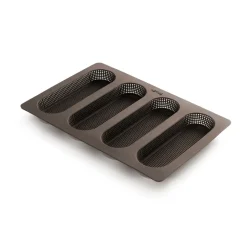 Moule en silicone pour mini baguettes Lékué, Marron