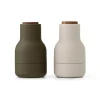 Moulin à épices Bottle Grinder Small, lot de 2, Hunting green-beige-noyer
