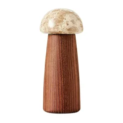 Moulin à sel et à poivre Yami S, Frêne carbonisé-marbre
