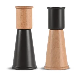 Moulin à sel et poivre Gurken petit, 2 pièces, Noir-brun