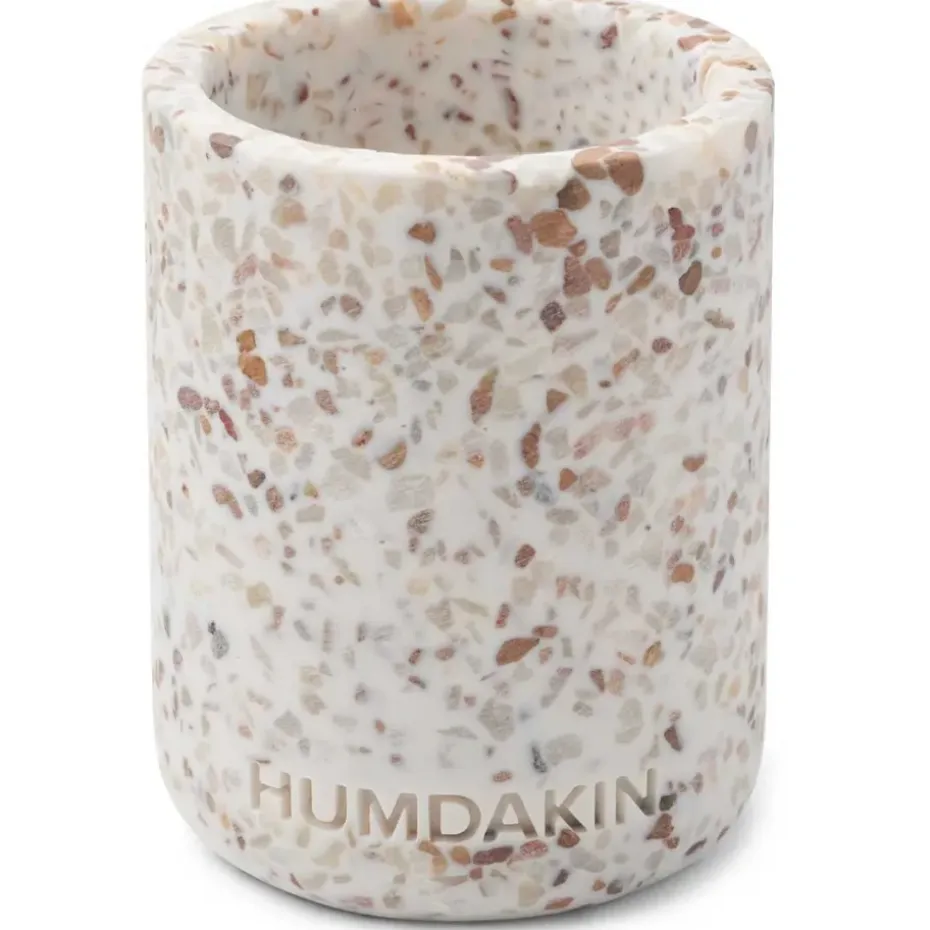 Mug à brosse à dents Humdakin Terrazzo 10 cm, White-brown