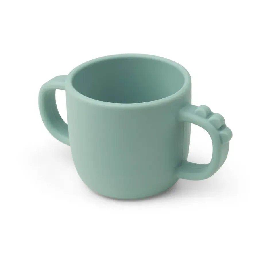 Mug à paille Croco peekaboo 17 cl, Bleu
