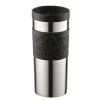 Mug de voyage chrome petit, noir