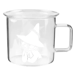 Mug en verre transparent Moomin 35 cl, Snufkin