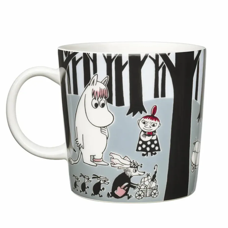 Mug Moomin à l´aventure, gris