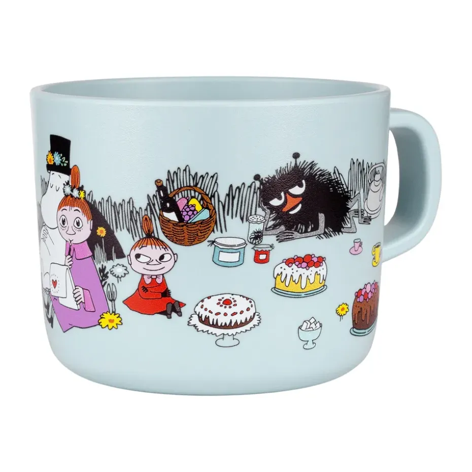 Mug Mumin Picknick 25 cl, Bleu clair