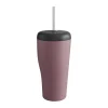 Mug thermique Sky avec paille 40 cl, Rose