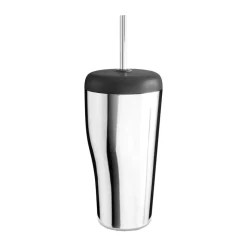 Mug thermique Sky avec paille 40 cl, Acier inoxydable