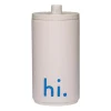 Mugg à emporter 35 cl Design Letters, Hi-pastel beige