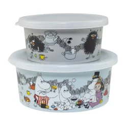 Mumin Picknick Stinky Snackbox, lot de 2, Multi