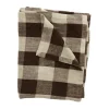 Nappe en lin Johanna 150x300 cm, Brun/naturel