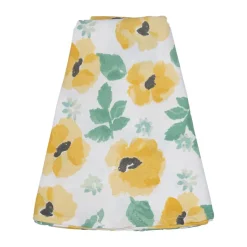 Nappe enduite Eden Ø180 cm, Jaune