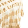 Nappe Kullavik Ø170 cm, Jaune-blanc