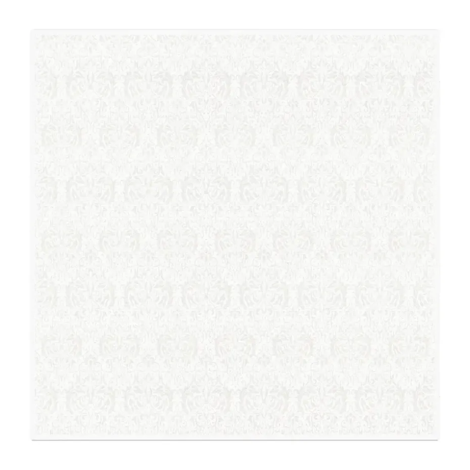 Nappe Medaljong 150x150 cm, Blanc