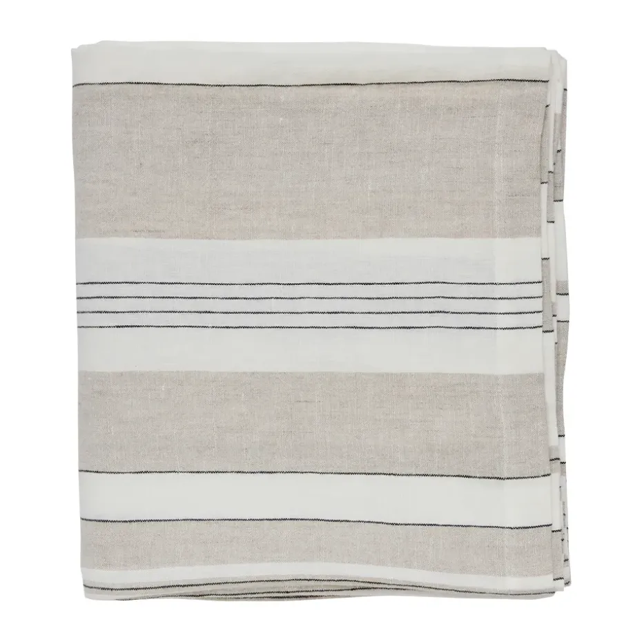 Nappe Noah, Beige stripe, 145x270 cm