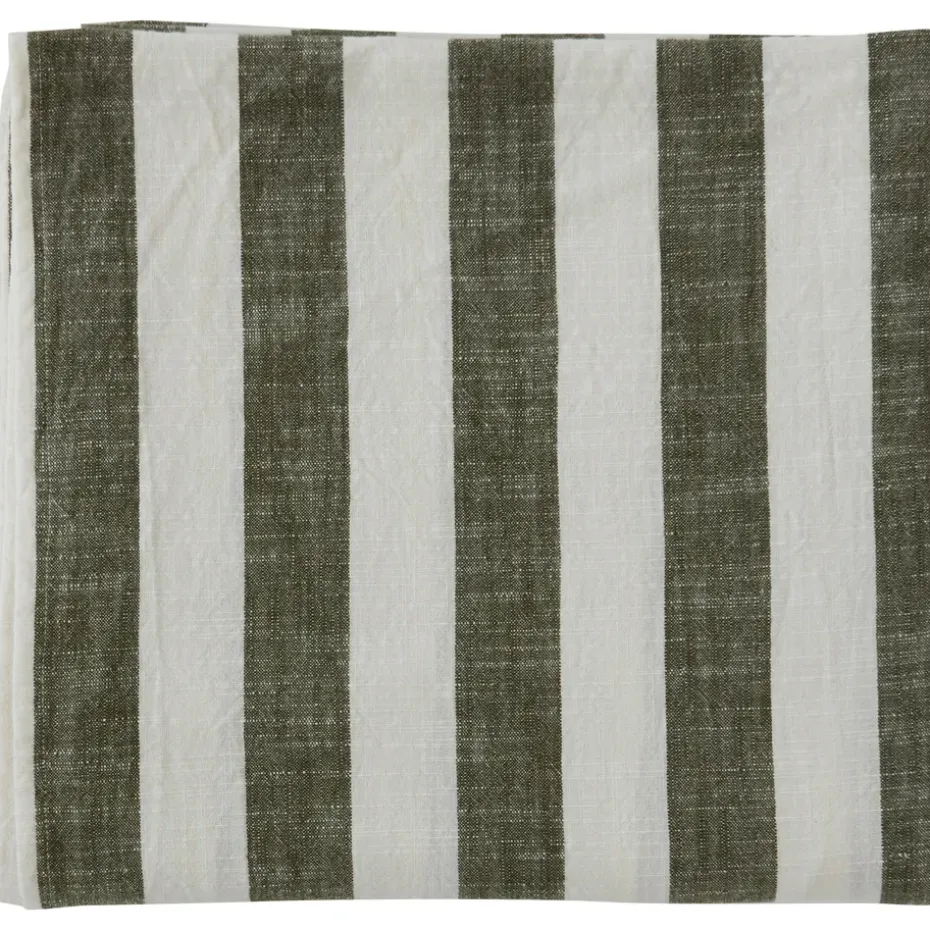 Nappe Striped 140x260 cm, Olive