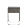 Nati Tati Drawer table de chevet, green khaki, chêne fumé