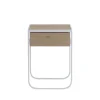Nati Tati Drawer table de chevet, white, chêne laqué blanc