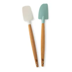 Nordic Ware mini maryse en bois de hêtre lot de 2, Blanc, bleu