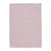 Olivia torchon de cuisine à rayures fines 50x70 cm, Off White-Dark Coral