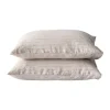 Oreiller Stonewashed linen 50x60 cm Lot de 2, Rayure de noisette