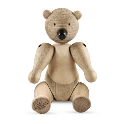 Ours en bois Liliput Kay Bojesen, Chêne non traité, érable non traité
