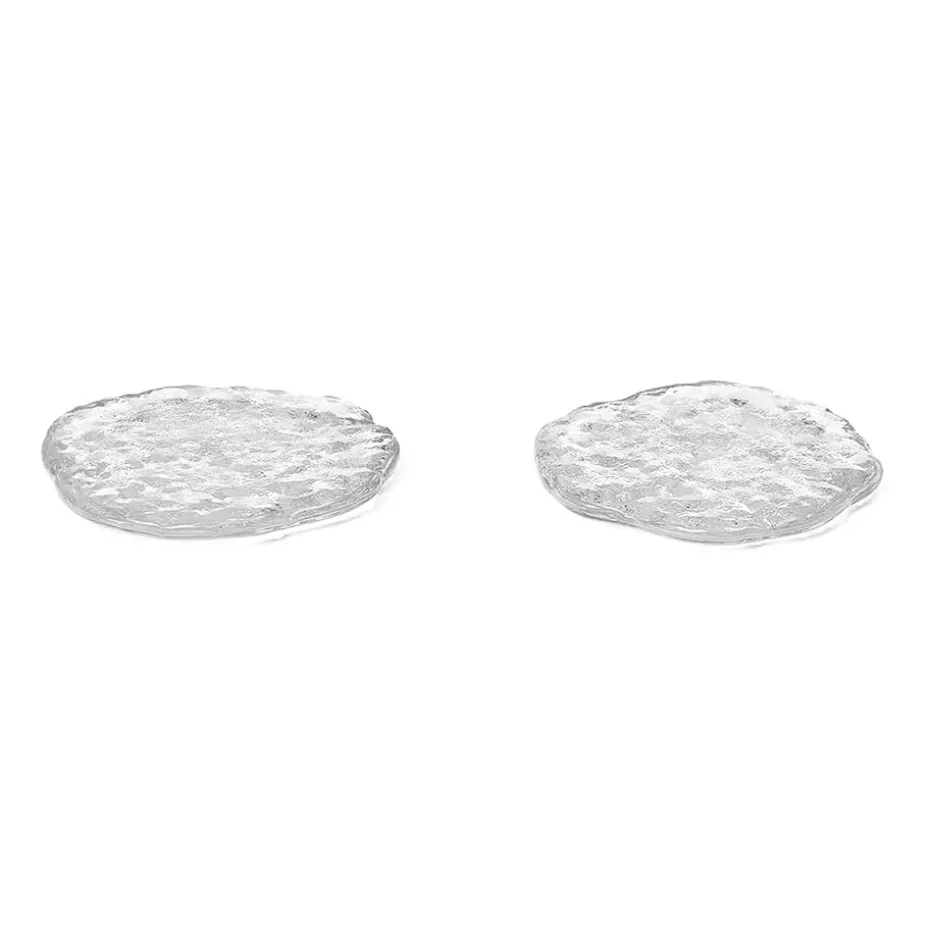 Pack de 2 pierres de verre Momento, Ø11 cm