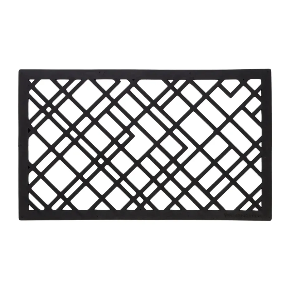 Paillasson caoutchouc Lines, 45x75 cm