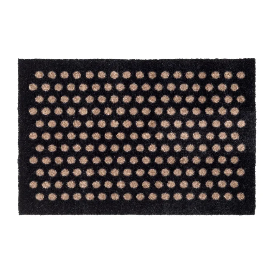 Paillasson Dots, Black-sand, 40x60 cm