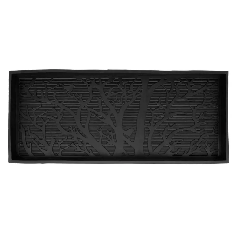 Paillasson en caoutchouc avec rebord Dixie, Grenverk, 36x85 cm
