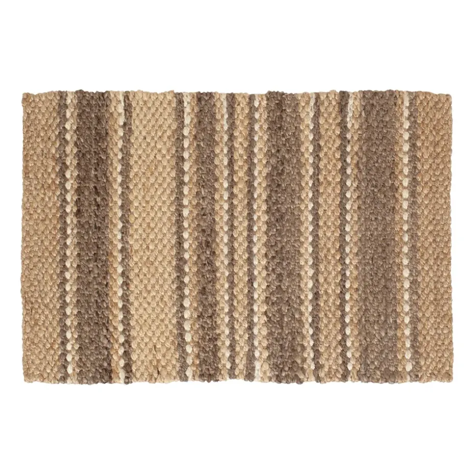 Paillasson Fanny striped, Naturel, 60x90 cm