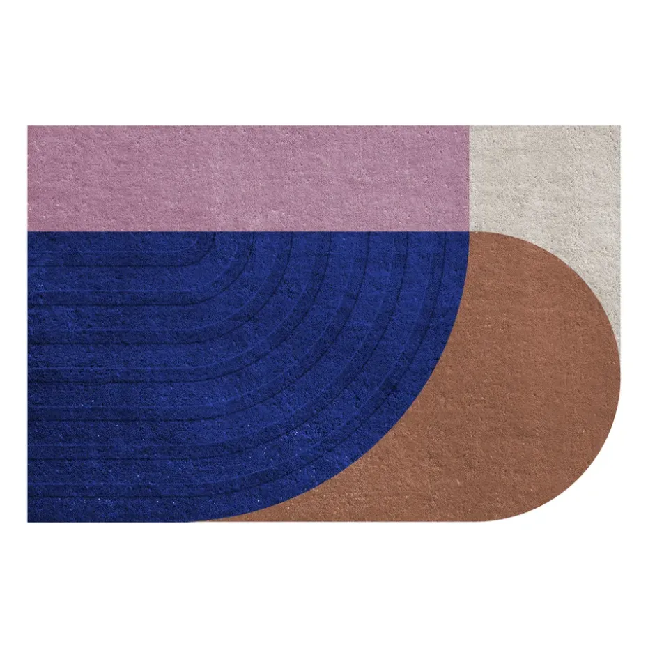 Paillasson Follow The Trace, Blue, 80x120 cm