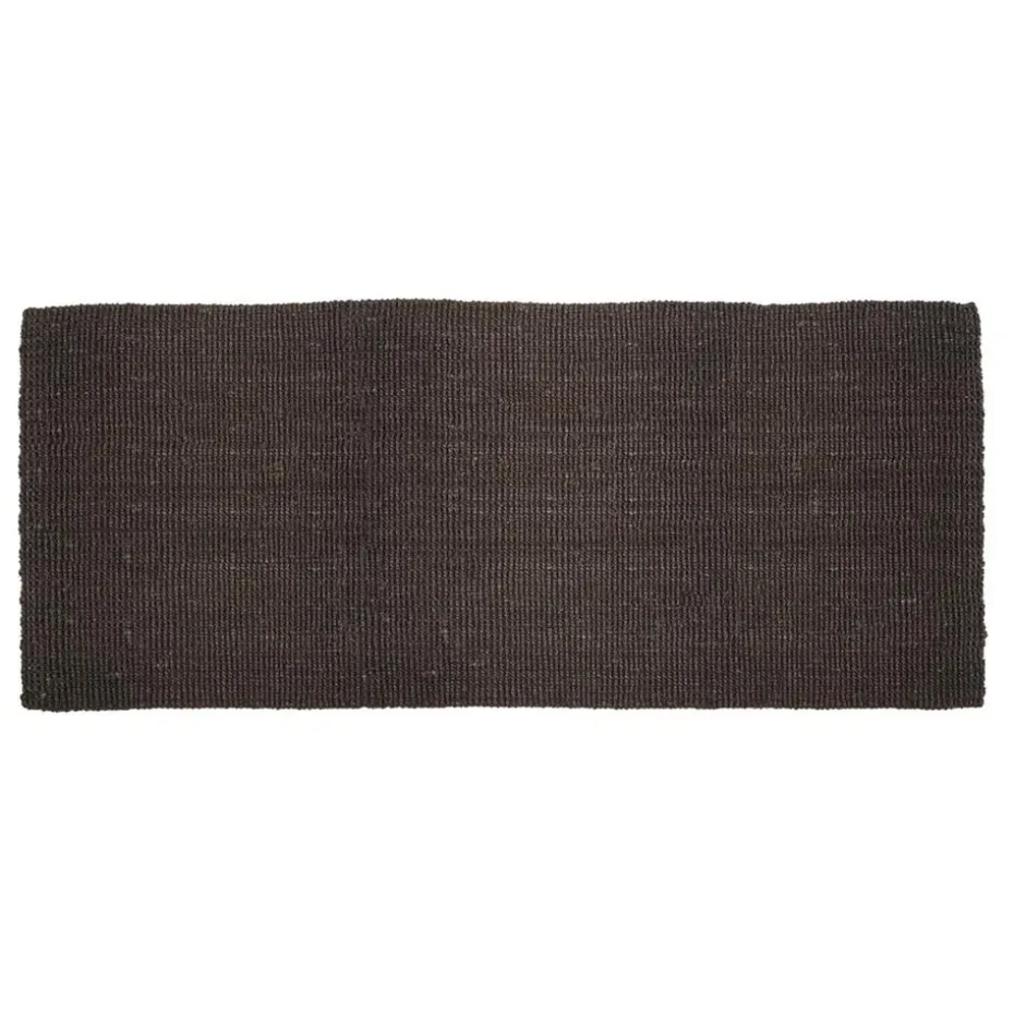 Paillasson Jute noir, 80x180 cm