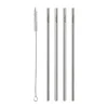 Pailles réutilisables Stelton Lot de 4, Steel