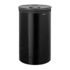 Panier à linge Brabantia avec couvercle en plastique 60 L, Noir mat